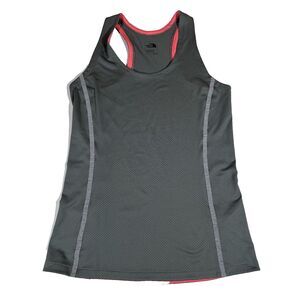 The North Face Racerback Grey Pink Tank Top Shirt Women's Size Medium